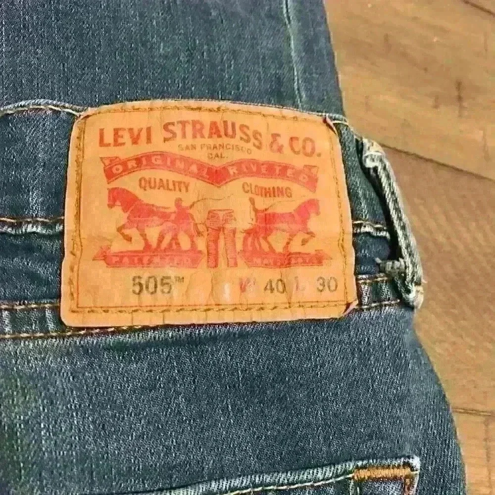 Levi's Jeans 505 Regular Straight Medium wash denim Sz‎ 40x30